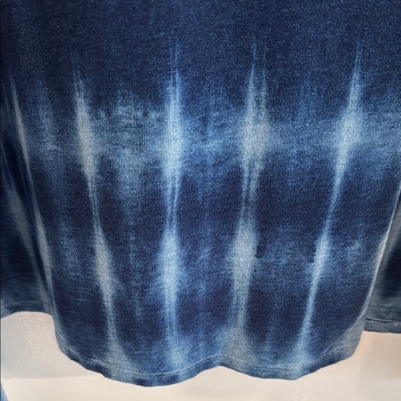 🦋NWT J. Jill Deep Blue Tie-Dye Midi Skirt - Picture 2 of 5
